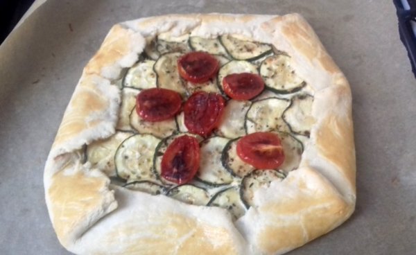 ricottás cukkini lepény