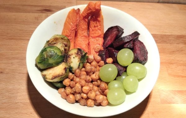 sütőtökös buddha tál