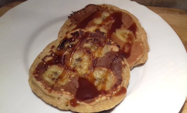 banános amerikai palacsinta